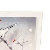 Birds on nandina (Pack of 2 prints)