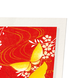 Butterflies and cherry blossoms (Pack of 2 prints)