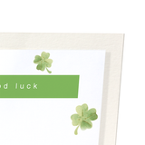 Good luck clover (Pack of 2 prints)