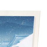 Snow at temple (Pack of 2 prints)