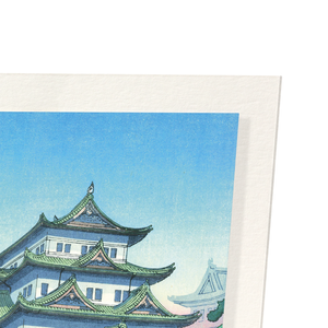 Nagoya castle in the spring (Pack of 2 prints)