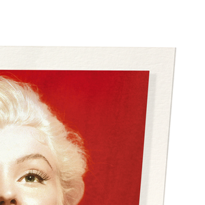 Monroe in a red dress (Pack of 2 prints)