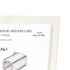 Patent of lipstick case (1952) (Pack of 2 prints)