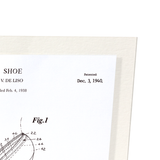 Patent of shoe (1940) (Pack of 2 prints)