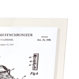 Patent of photo flash synchroniser (1939) (Pack of 2 prints)