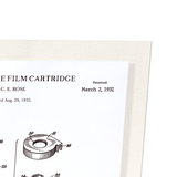 Patent of reloadable film (1937) (Pack of 2 prints)