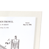 Patent of trowel (1929) (Pack of 2 prints)