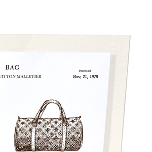 Patend of bag (1978) (Pack of 2 prints)