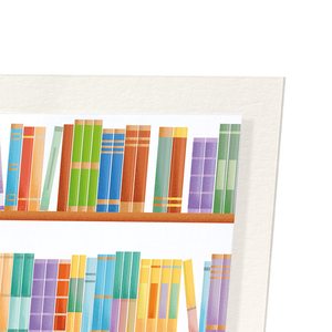 Rainbow library (Pack of 2 prints)