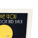 Moon and back (Pack of 2 prints)