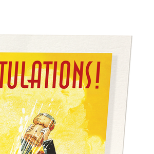 Congratulations pop (Pack of 2 prints)